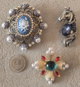 Kpl.3szt.Broszka przypinka ozdoba stroju GÓRALA Góralska dla Bacy Juhasa.