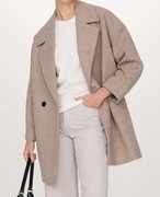 Płaszcz jesienny Reserved beżowy r.S