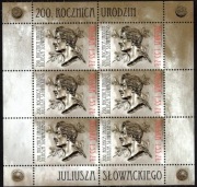 Ark. 6x 4294 200. rocznica urodzin Juliusza Słowackiego