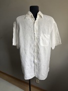 Gant biała Iniana koszula męska letnia 100 % len L