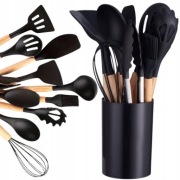 PRZYBORY KUCHENNE SILIKONOWE 12szt. MASTERPAN