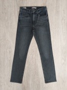 Levi's 724 spodnie jeansowe jeansy dżinsy proste wysoki stan 29/32