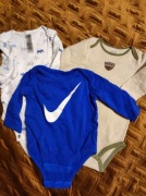 Zestaw 3 body Nike Carter;s r. 6-9 m