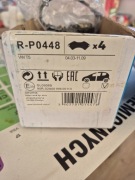 Klocki hamulcowe vw t5 tył 03r-09r