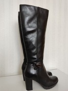 NOWE Kozaki skóra naturalna skórzane czarne r.37 jak Ryłko Kazar Zara Wojas