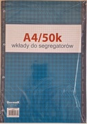 wkład do segregatora A4 50k kratka bialy