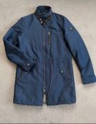 Granatowy płaszcz jesienny causal modny guess S parka