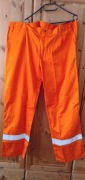 spodnie robocze pomarańczowe z odblaskami UNIVERN r. 68  ISO11612
