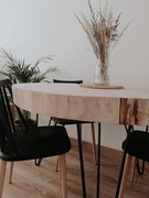 Stół do jadalni z Pnia drzewa monolit 