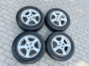 piękne alufelgi 15 tki DOTZ 4x100 + opony letnie 195x65x15