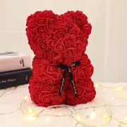 Miś z płatków róż