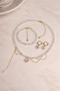 Zestaw Komplet biżuterii – naszyjnik, bransoletka i kolczyki