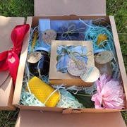 Box prezentowy upominek prezent handmade eko bez cukru świeca na ślub 