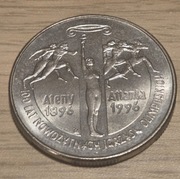 2 zł Ateny Atlanta 100 lat nowożytnych igrzysk 1995 bardzo piękny stan
