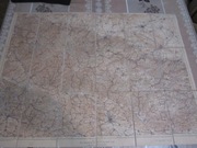 Mapa niemiecka Teren Der Harz Saksonia orzełek  1923 orzełek