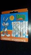 Kredki woskowe 12 kolorów królik bugs