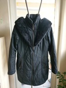 Kurtka damska czarna z kapturem- MOHITO. Rozm.38/M.