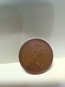 1971 NOWY PENS 2 BARDZO RZADKA MONETA BRYTYJSKA ELŻBIETA II DG REG FD