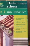 SIATKA NA RYNNY do RYNNY Osłona do rynien na liście + klipsy montażowe 6m