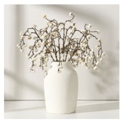 Ceramiczny Rustykalny Wazon Boho Biały Ecru