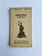 Bloczek 10 pocztówek WARSZAWA STARÓWKA A. Suchanek DESA PRL rzadkość!