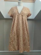 Sukienka haft angielski beżowa ,firma Shein, roz. S