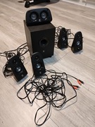 Głośniki 5.1 Logitech Z-506 + przedłużacz RCA (Chinch) 7m