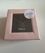 TOUS - zestaw naszyjnik i kolczyki, srebro 925, ONYX, nowe, nie otwierane.