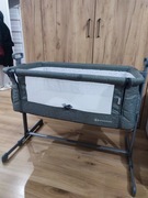 Łóżeczko dostawne dziecięce turystyczne 2w1 szare