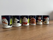 Świecznik Szklany na stół Świąteczny Świąteczne świeczki 8