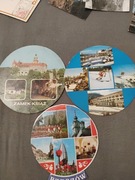 Książ, Tatry, Rzeszów okrągłe widokówki PRL zestaw
