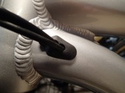 Zaślepka z 2 otworami do ram aluminiowych MARIN