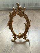 Mosiężna ramka na zdjęcie.