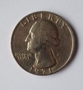 MONETA  USA 1971 1/4 DOLLAR 