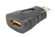 Adapter Mini HDMI (męski) - HDMI (żeński)