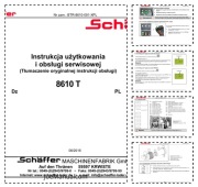 Schaffer 8610T Service Manual Instrukcja obsługi, operatorsko serwisowa