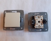 Łącznik pojedynczy LEGRAND CARIVA kremowy- używany