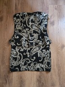 czarno złota sukienka w cekiny z baskinką