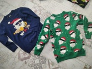 Mikołaj Święta zestaw sweterków Bpc bonprix 152-158 