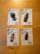 Madagaskar znaczki z 1994, owady, chrząszcze