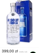 Pusta butelka po Absolut3l