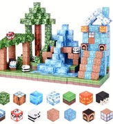 Klocki magnetyczne jak minecraft - 100 szt. Na prezent! 