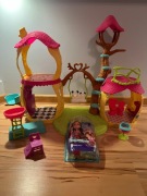 Wielki Domek na Drzewie Enchantimals Mattel Meble + NOWA Lalka Felicity Fox