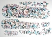 SERWETKI KORONKI SCRAPBOOKING ZESTAW 2 HORTENSJE I RÓŻE.