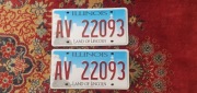 Illinois para tablic rejestracyjnych usa oryginal
