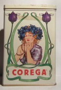 STARA PUSZKA - PUDEŁKO - COREGA - METAL - UNIKAT !