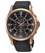 Elegancki Zegarek Męski Seiko Premier SNAF24P1 Chronograph Alarm