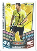 Robert LEWANDOWSKI oryginalny autograf PANINI