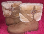 GUESS Kozaki Botki EMU Miodowe 38