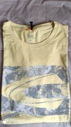 Camel Active żółty słonecznikowy t-shirt rozm 3XL XXXL z nadrukiem